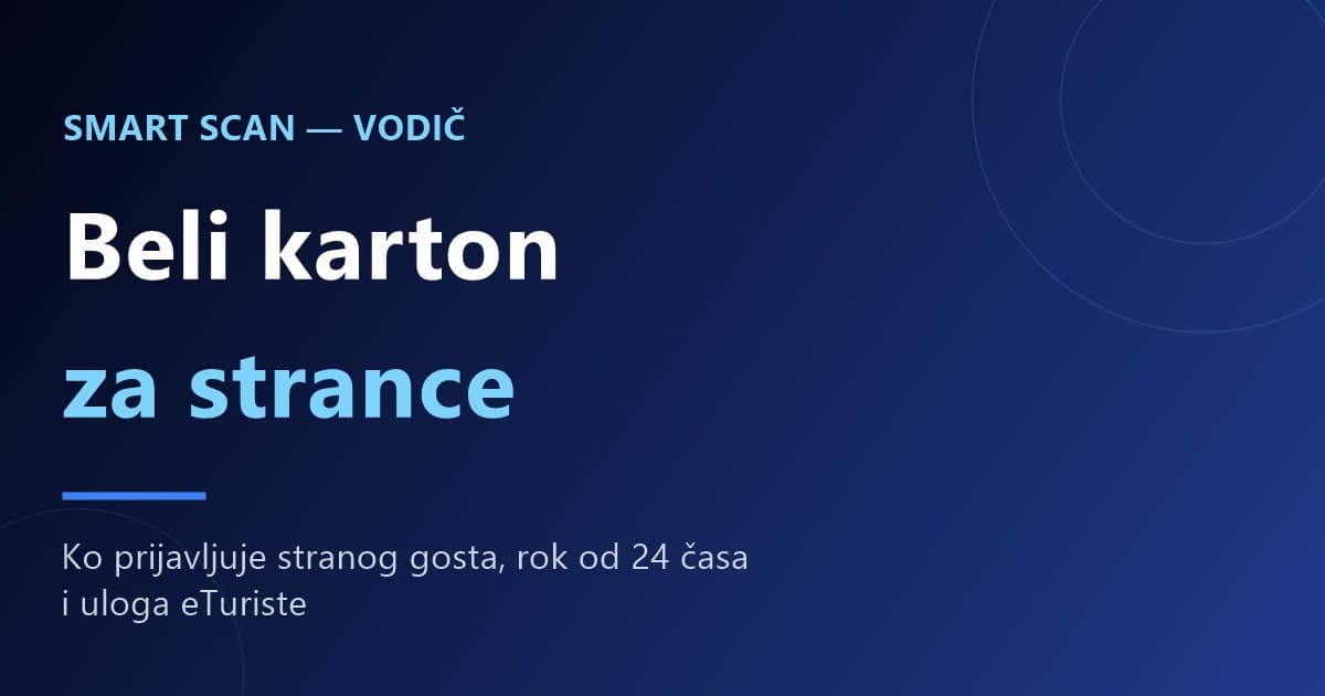 Beli karton za strance: vodič za izdavaoce smeštaja